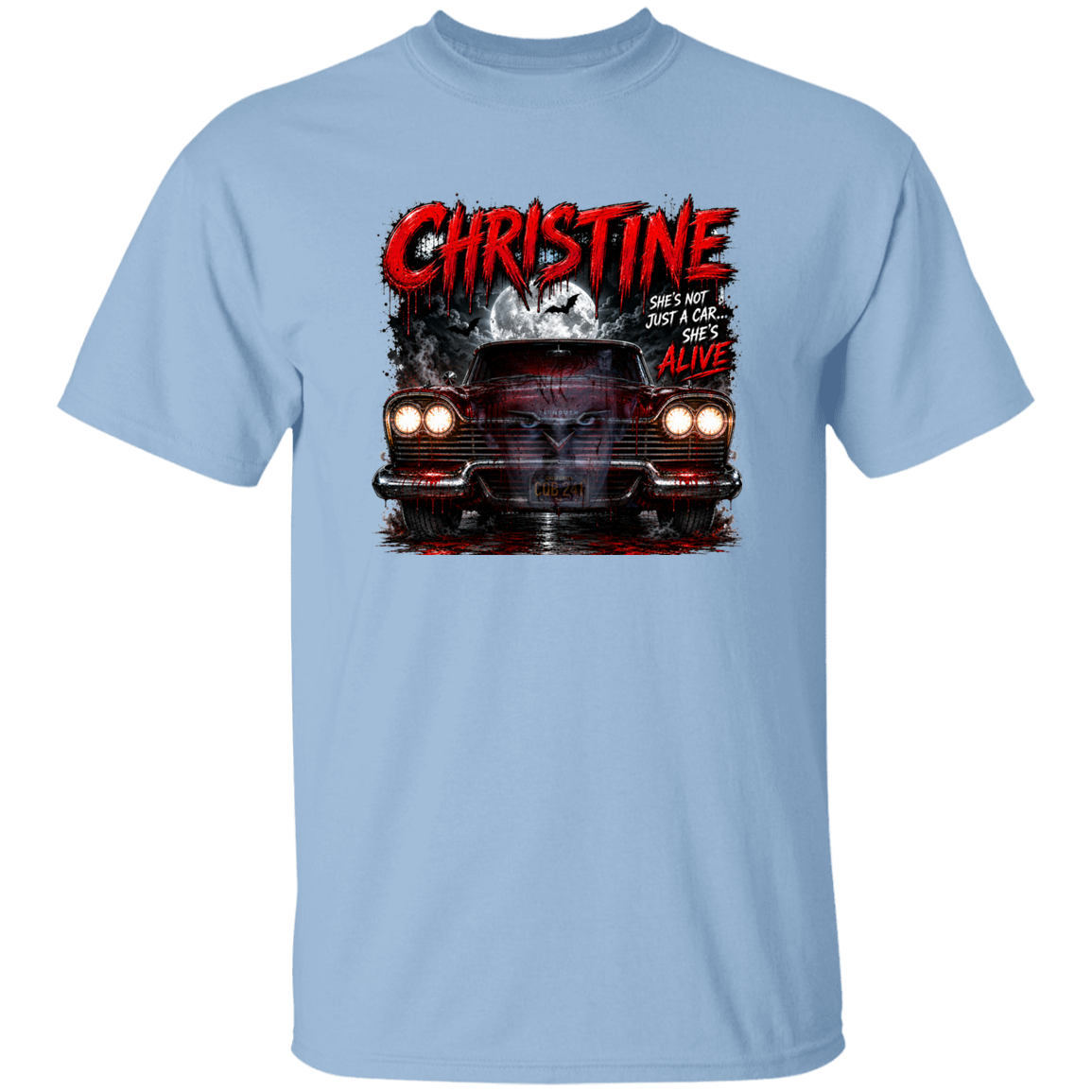  Christine—the car with a mind of her own. Bold, edgy design perfect for horror enthusiasts and movie lovers who appreciate the darker side of pop culture. 