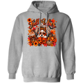 Make your fall outfit extra special with a custom Fall Gray Vibes design created around your favorite dog! This sparkling autumn/Halloween-inspired design can be personalized to give you a one-of-a-kind look.