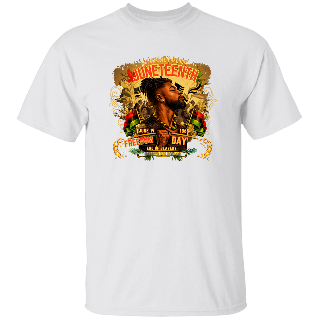 Juneteenth Freedom Day white T-Shirt